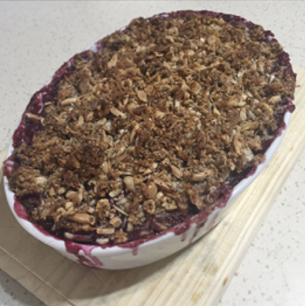 Apple Berry Crumble Healthy and Delicious