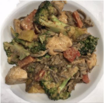 Peanut Chicken and Broccoli Stir Fry